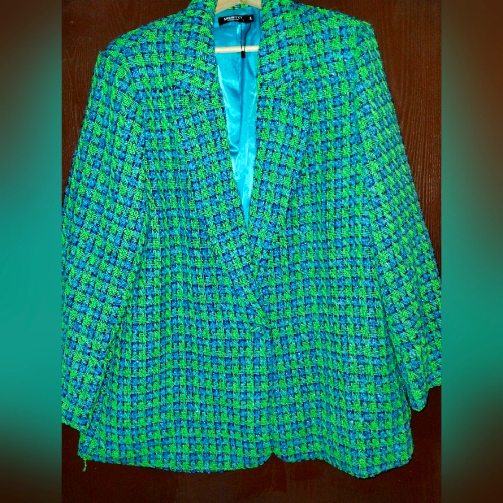 Shein sky blazer